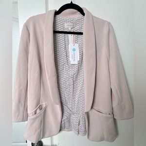 Blush pink Hannah Modal Scuba Blazer by Skies are Blue, medium
